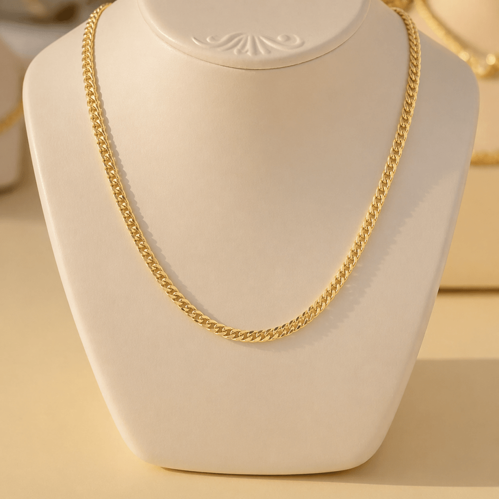 Cadena Roma Hombre — Oro Laminado 18K - ROKKA JOYERIA