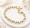 Pulsera Ancla— Oro Laminado 18K - ROKKA JOYERIA