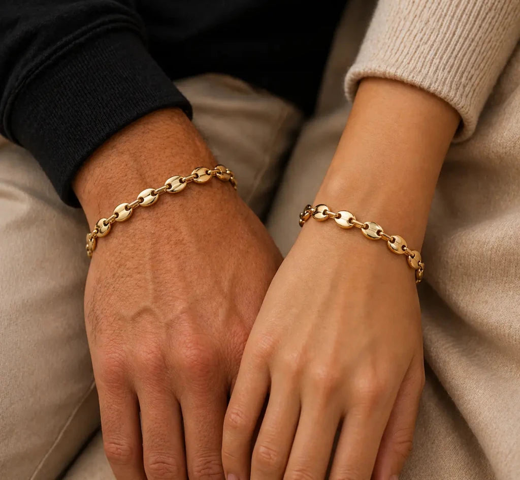 Pulsera Ancla— Oro Laminado 18K - ROKKA JOYERIA