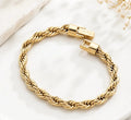 Pulsera Lazo — Oro Laminado 18K - ROKKA JOYERIA