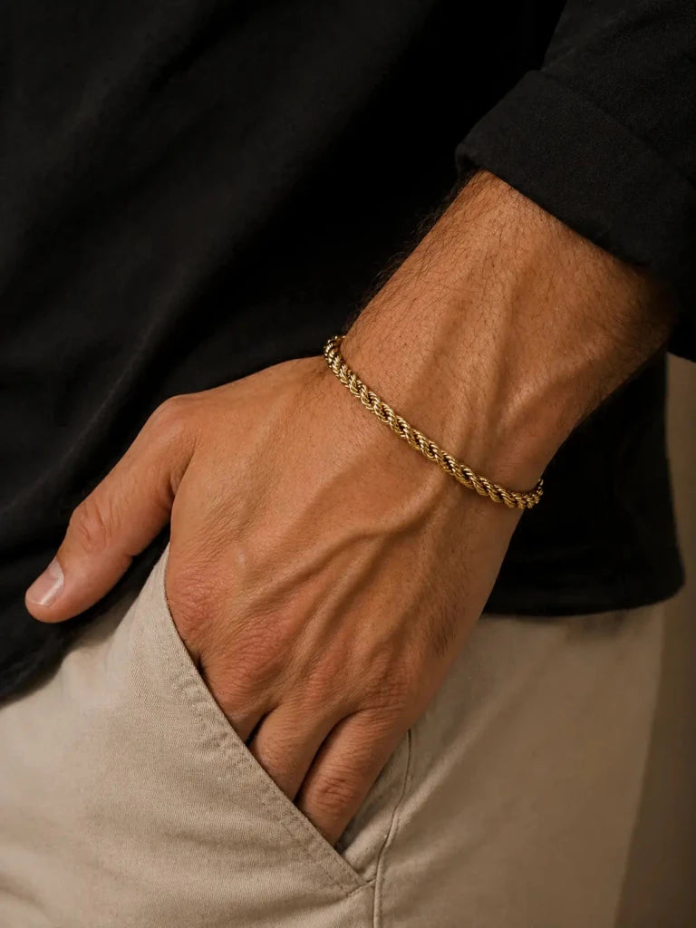 Pulsera Lazo — Oro Laminado 18K - ROKKA JOYERIA