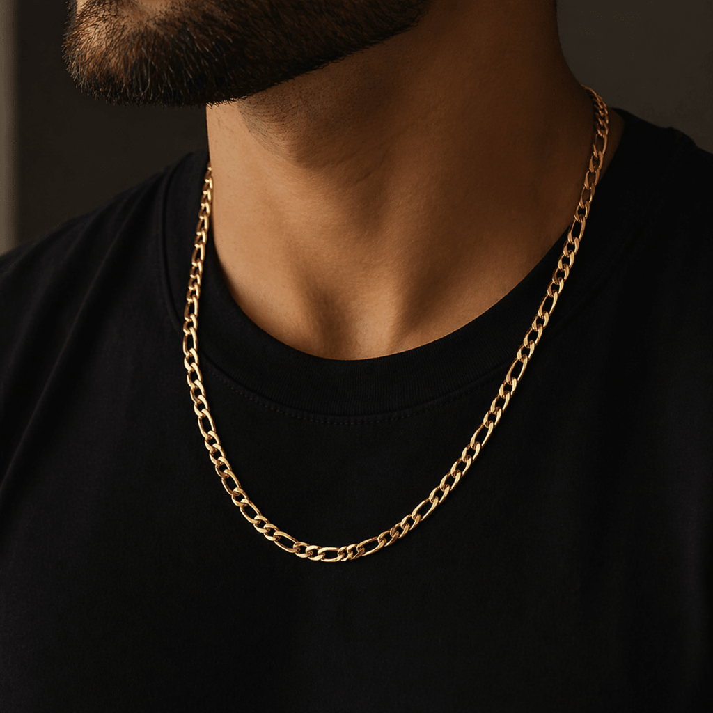 Cadena Cartier Hombre — Oro Laminado 18K - ROKKA JOYERIA