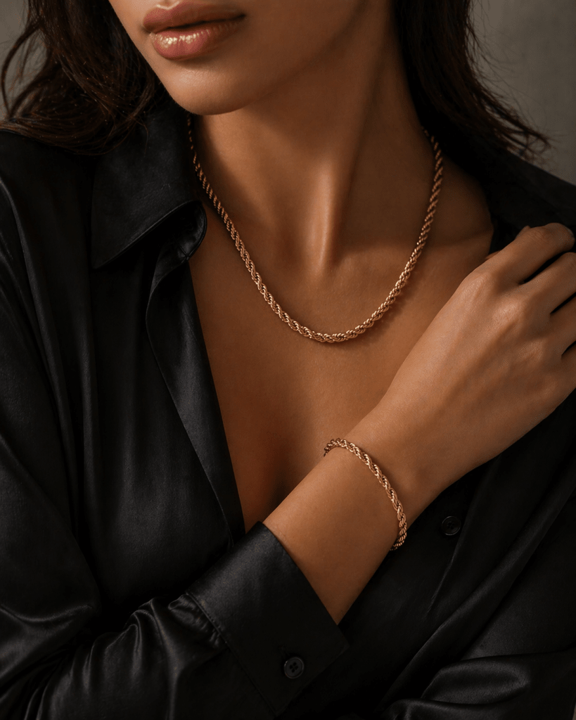 Cadena Lazo — Oro Laminado 18K - ROKKA JOYERIA