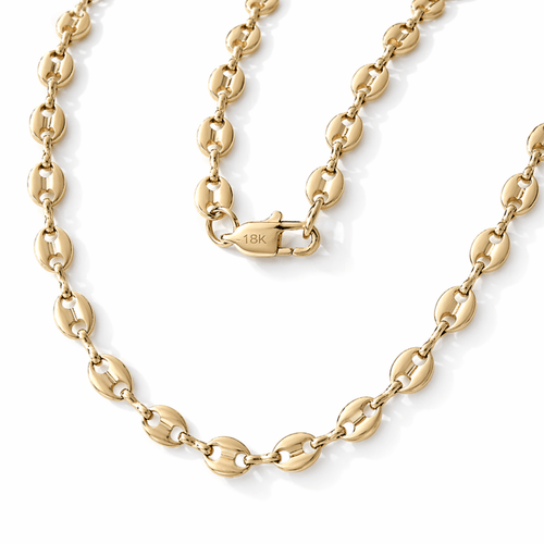 Cadena Ancla Hombre — Oro Laminado 18K - ROKKA JOYERIA
