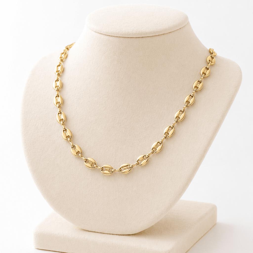 Cadena Ancla Hombre — Oro Laminado 18K - ROKKA JOYERIA