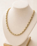 Cadena Rustica Mujer— Oro Laminado 18K - ROKKA JOYERIA