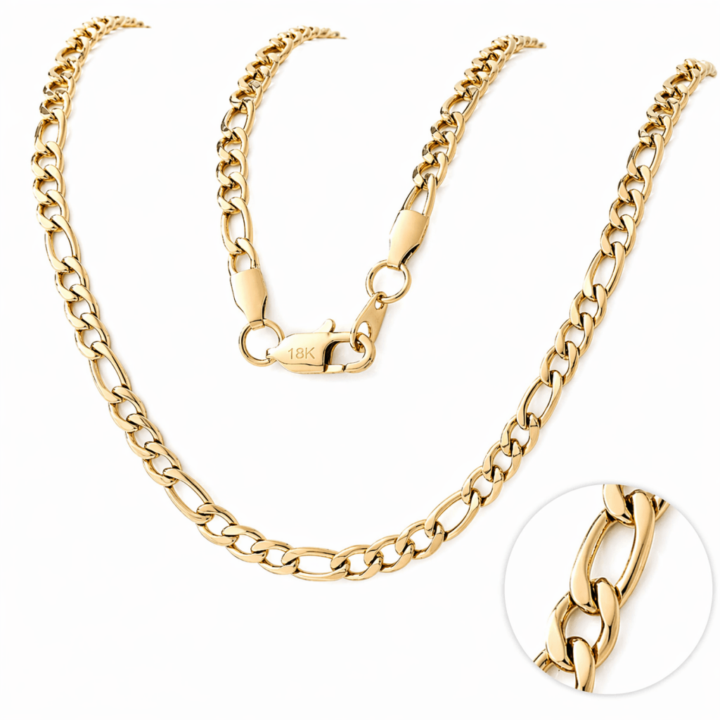 Cadena Cartier Hombre — Oro Laminado 18K - ROKKA JOYERIA